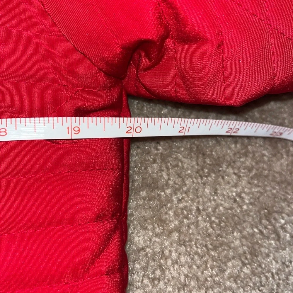 Utex Design Red Puffer Coat - Picture 7 of 8